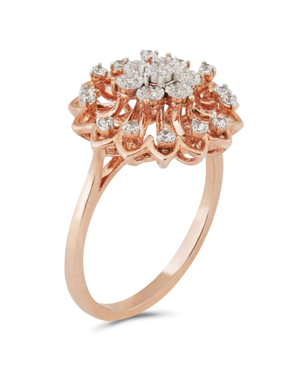 Floret Rose Gold Ring