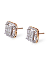 Perfect Square Diamond Studs
