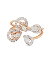 Plumeria Diamond Ring