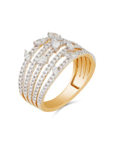 Ribbon Diamond Ring