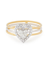 Heart Trio Ring