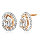 Spiral Diamond Studs