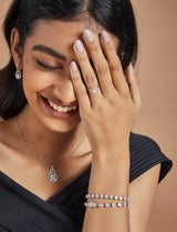 Illusion Solitaire Tennis Bracelet