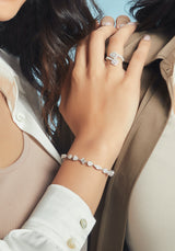 Fancy Diamond Tennis Bracelet