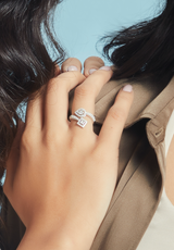 Two Stone Diamond Ring