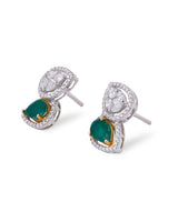 Green with Envy Diamond Earrings