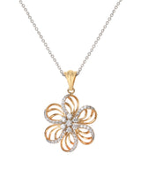 Floret Diamond and Gold Set